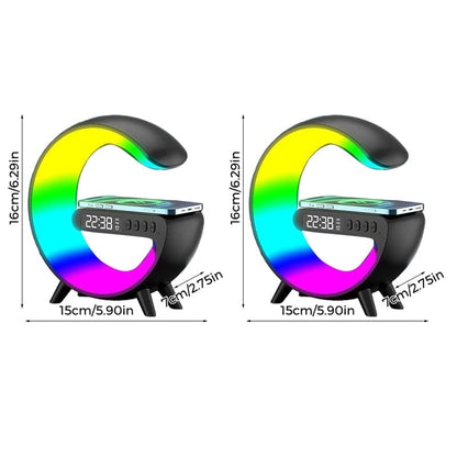 G-shaped RGB Wireless Charging Speaker