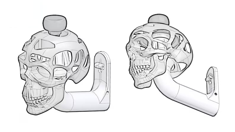💀 3D Skull Helmet Display Package🔥