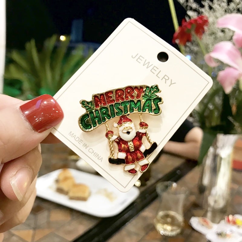 Christmas Brooch Pins