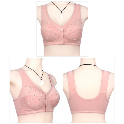 🔥Comfortable Front Button Bra🎀