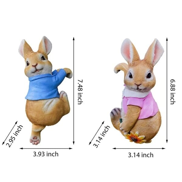 Garden Cartoon Rabbit Hanging Ornament