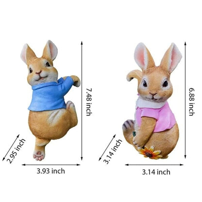 Garden Cartoon Rabbit Hanging Ornament