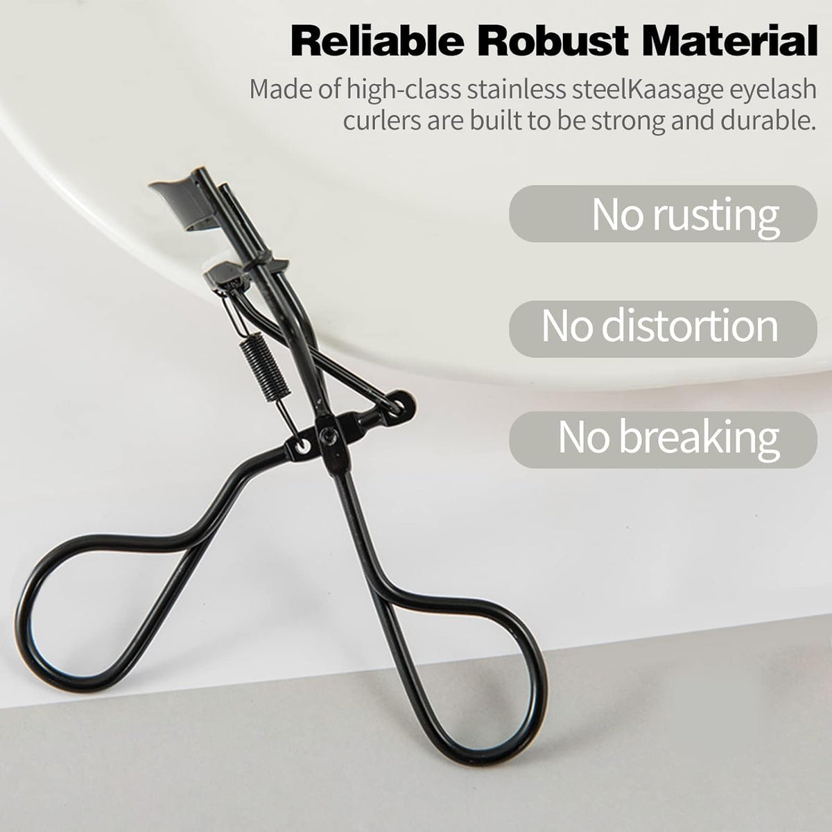 🏆Flash Sale⚡Stainless Steel Eyelash Curler - Professional Lash Curving Tool for Long-Lasting Lift