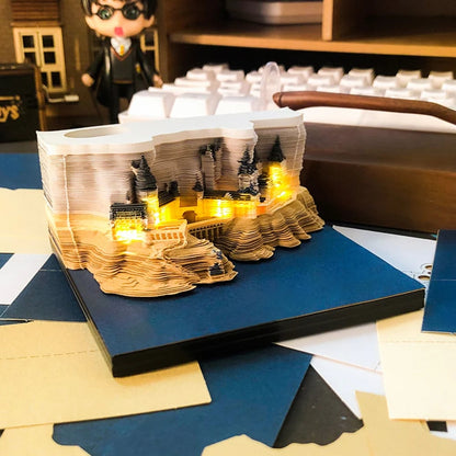 🔥 ✨3D Art Craft Notepad ( With Light )💡