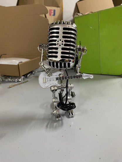 🔥LAST DAY 48% OFF🎁🔥Vintage Metal Microphone Robot Desk Lamp🎸