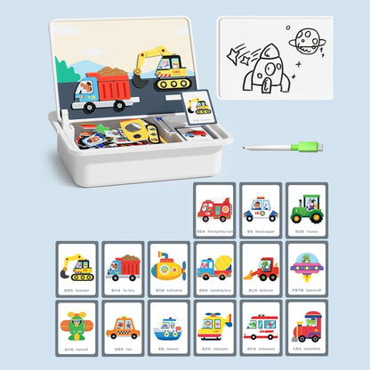 Magnetic Puzzle Learning Building Block Toys