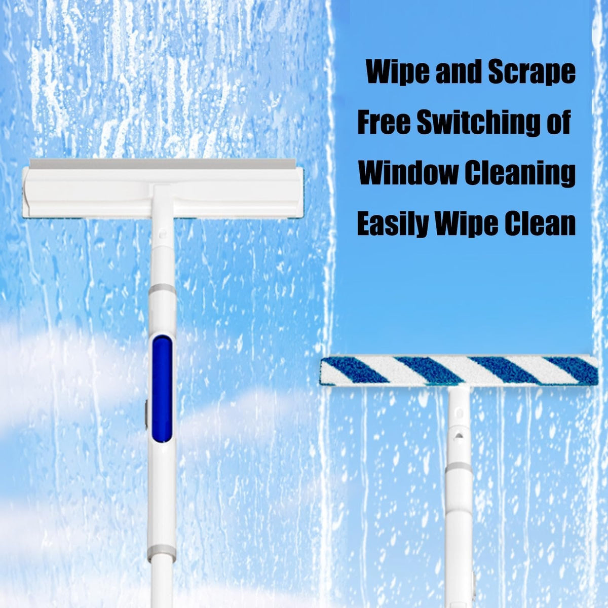 🔥 Squeegee for Window Cleaning with Spray