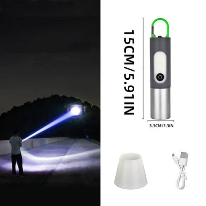 🔥Promotion - 48% OFF🔥LED Rechargeable Tactical Laser Flashlight 80000 High Lumens