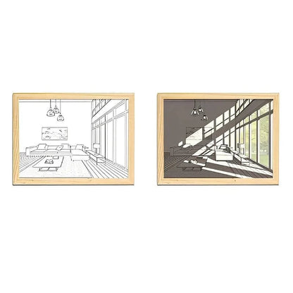 Sank LED Luminous Decorative Painting