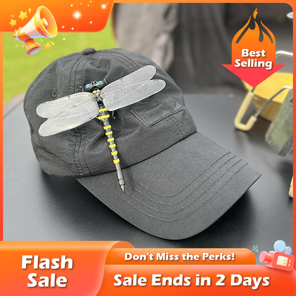 🏆Flash Sale⚡ 50K+ SOLD! Almost Gone-💥Dragonfly Clip-On Bug Repellent - Realistic & Non-Toxic Pest Control for Outdoor Enthusiasts