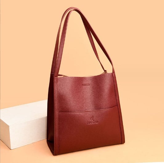 ⏰Last Day Promotion 48% OFF⏰Solid color simple PU leather shoulder bag