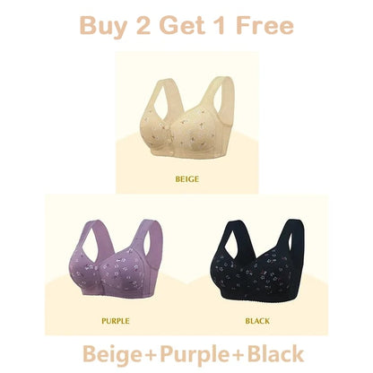 🔥Comfortable Front Button Bra🎀