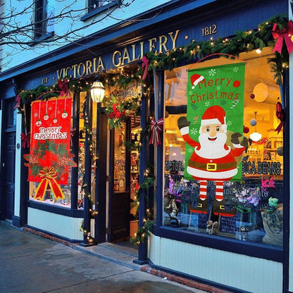 🎁 Merry Christmas Window Sign Banners