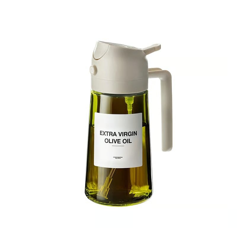 2-in-1 Glass Oil Spray and Pour Bottle