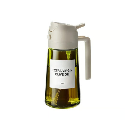 2-in-1 Glass Oil Spray and Pour Bottle