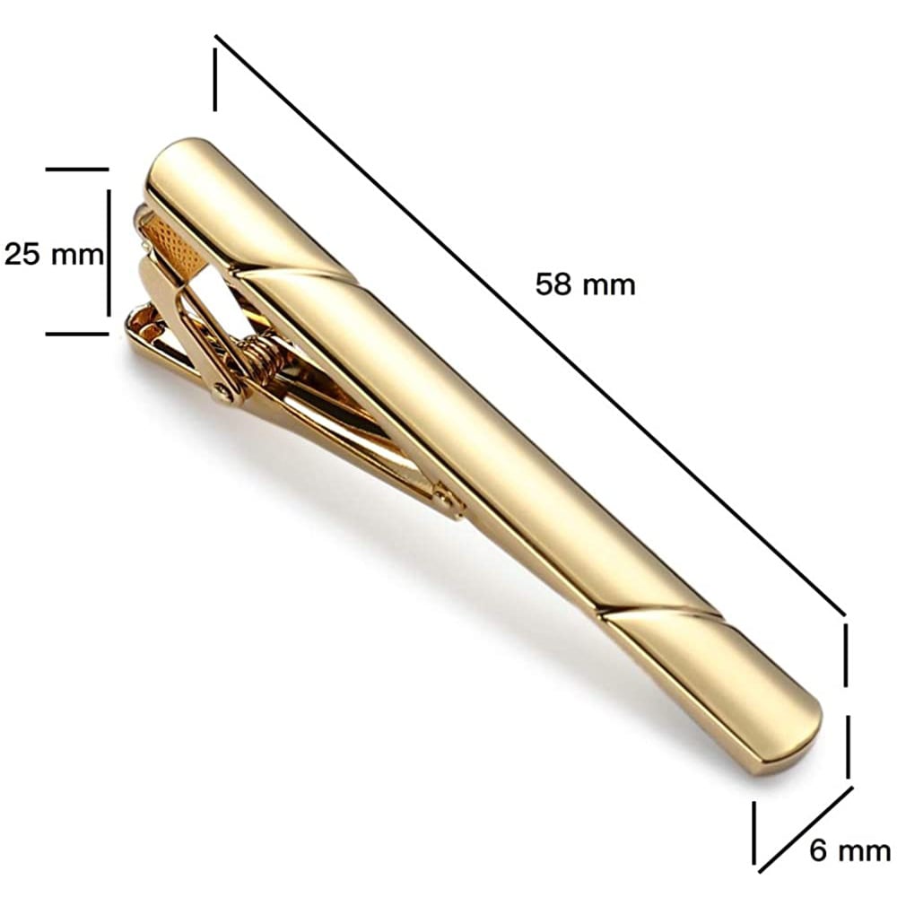 🔥Men's Copper Tie Clip Simple Necktie Bar Clasp Clamp Pin