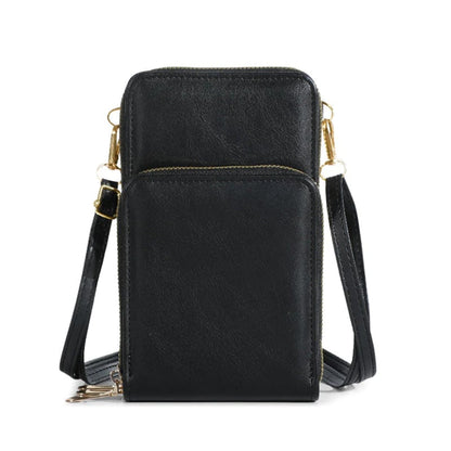 Three-layer Zipper Multifunctional Mobile Phone Bag